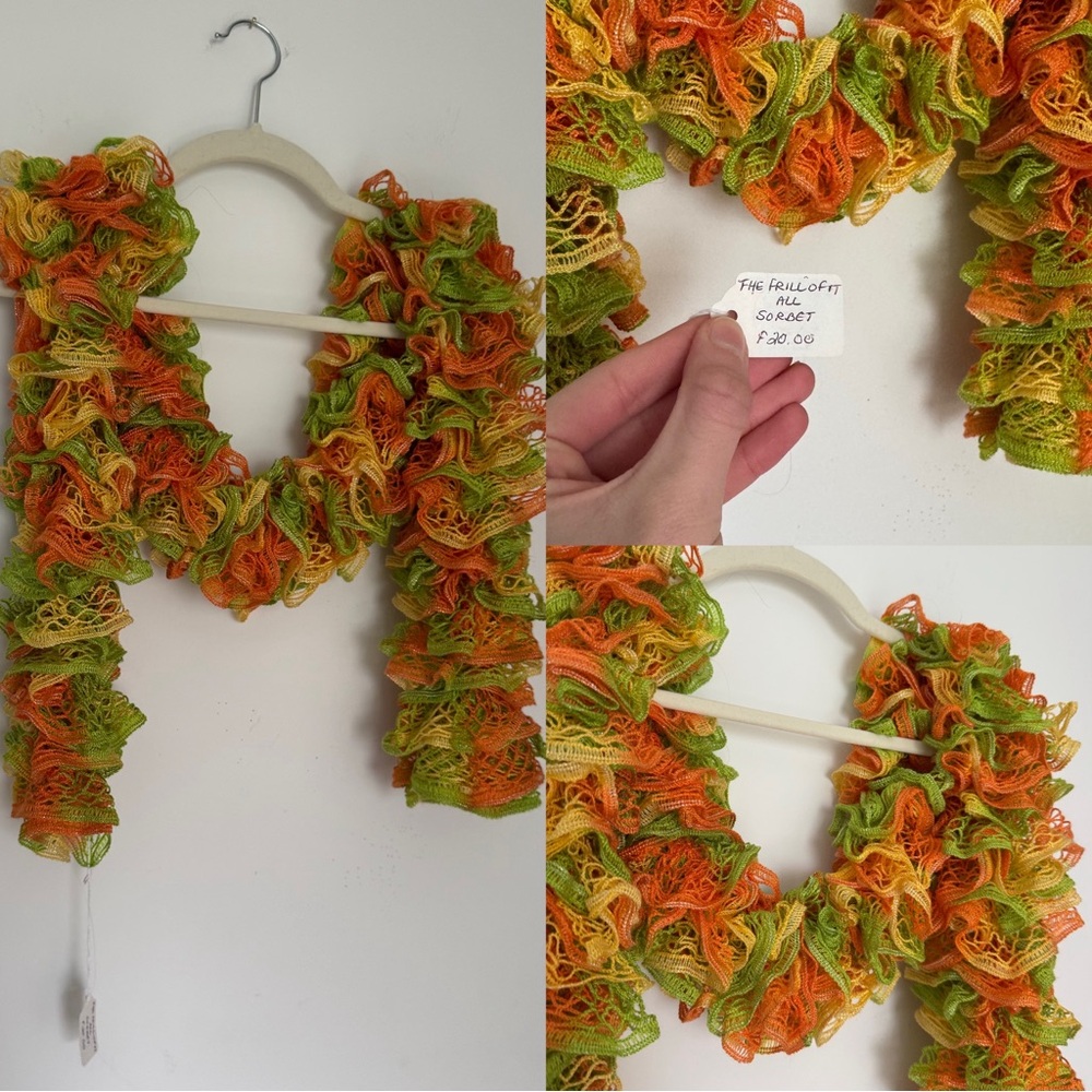 Handmade Crochet Skinny Scarf